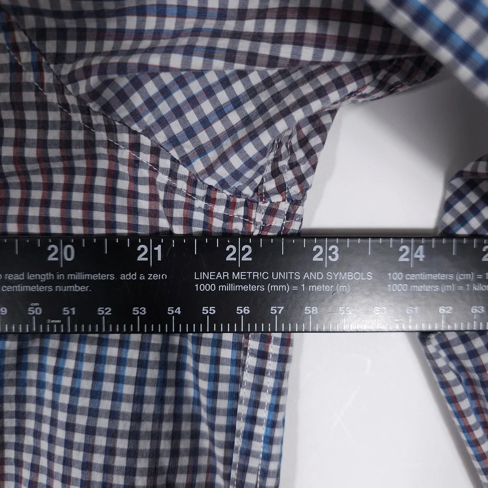 Vintage Tommy Bahama Shirt Mens L Multi Gingham Check Long Sleeve Coastal Casual - Picture 7 of 8